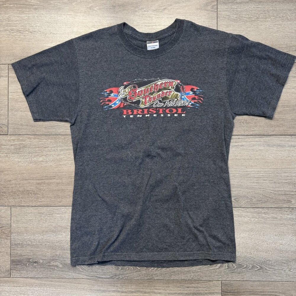 Bristol Tennessee Southern Thunder 2011 T Shirt Men’s Size M Double Sided
